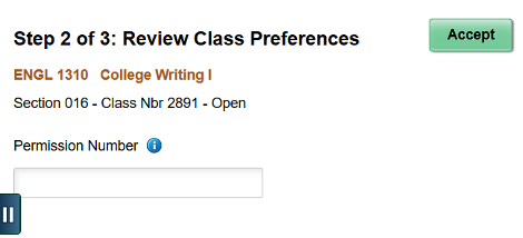  Review class preferences.